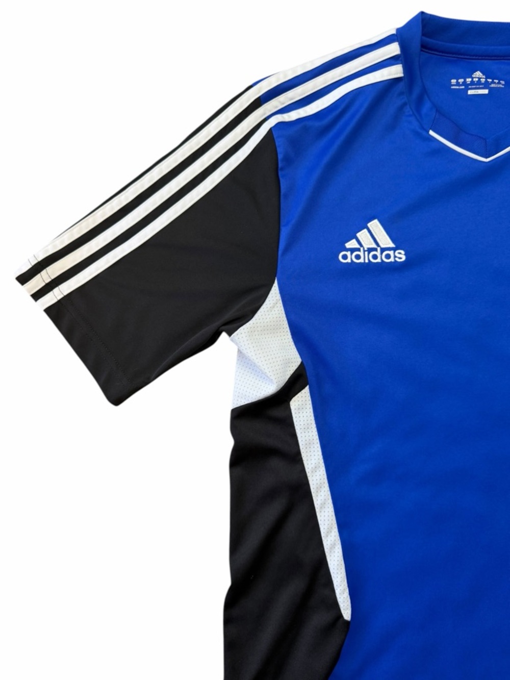 Adidas Men’s M Classics Soccer Club Blue & Black Soccer Jersey - Picture 3 of 7